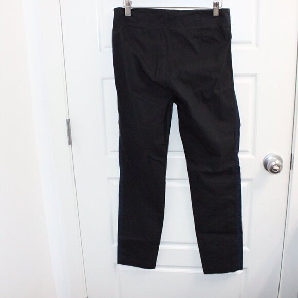 3/$30 Kit & Ace Size 6 Skinny Trousers Two Tone Black with Navy Blue Side Panels - Picture 3 of 4